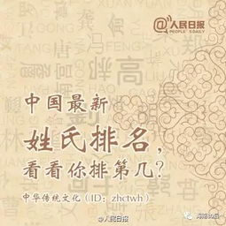 中国十大姓氏(中国十大姓氏人口排名) 中国十大姓氏(中国十大姓氏人口排名)