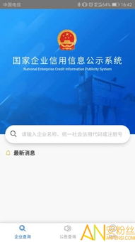 国家企业信用信息公示系统