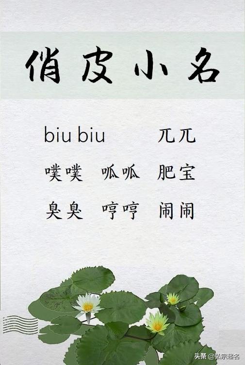 小孩起名小名免费取名(小孩取小名大全2020免费) 小孩起名小名免费取名(小孩取小名大全2020免费)