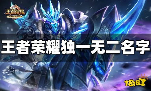 独一无二的王者昵称(独一无二的王者昵称男人) 独一无二的王者昵称(独一无二的王者昵称男人)