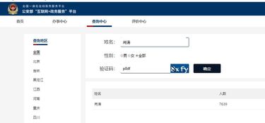 全国重名查询系统官方网站（全国重名查询系统网址）