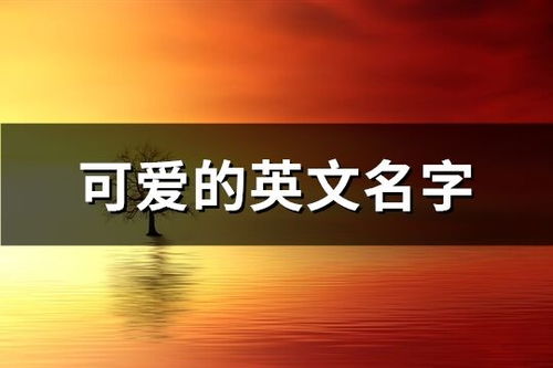 可爱的网名(可爱的网名英文) - 今题网