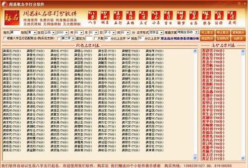周易起名网免费测名（周易起名网免费测名打分）