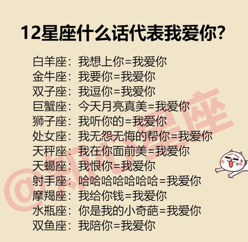 12星座爱你最直接表现(十二星座爱你) 12星座爱你最直接表现(十二星座爱你)