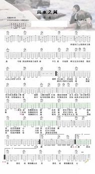 万水千山总是情吉他谱（万水千山总是情吉他谱c调简单版）