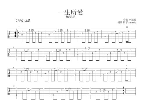 一生中最爱(一生中最爱吉他谱) 一生中最爱(一生中最爱吉他谱)