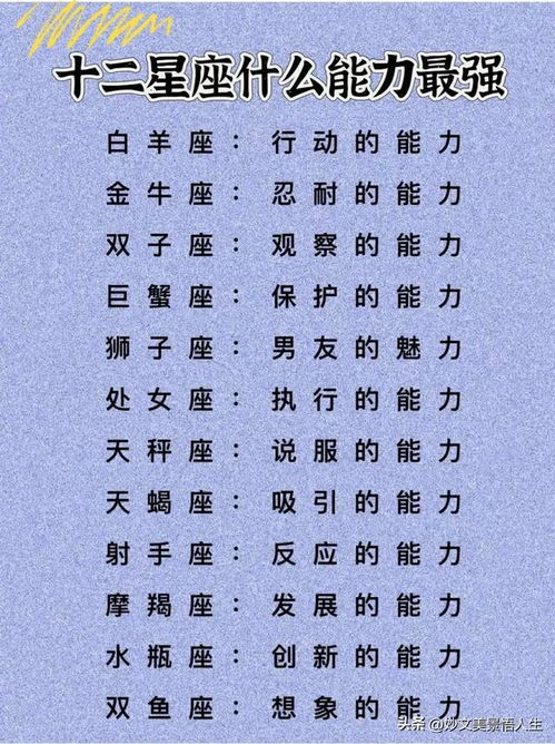 哪些星座配对率100:12星座中哪些组合被预言为天生绝配?揭秘宇宙级默契星座配对表 哪些星座配对率100:12星座中哪些组合被预言为天生绝配?揭秘宇宙级默契星座配对表