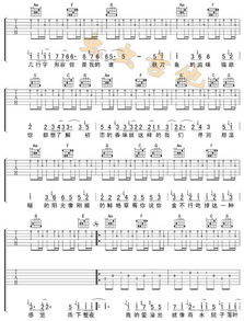 写给黄淮吉他谱(七里香吉他谱) 写给黄淮吉他谱(七里香吉他谱)