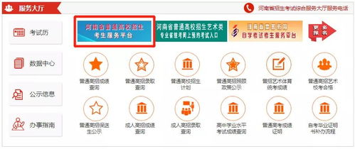 河南省考生服务平台官网(河南省考生办公室服务平台) 河南省考生服务平台官网(河南省考生办公室服务平台)