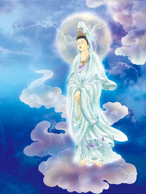 在观音菩萨面前求姻缘：观音菩萨，寻觅姻缘的智慧明灯