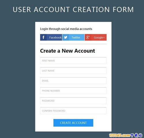 html表单模板代码案例:HTML表单模板代码案例,从基础到实践