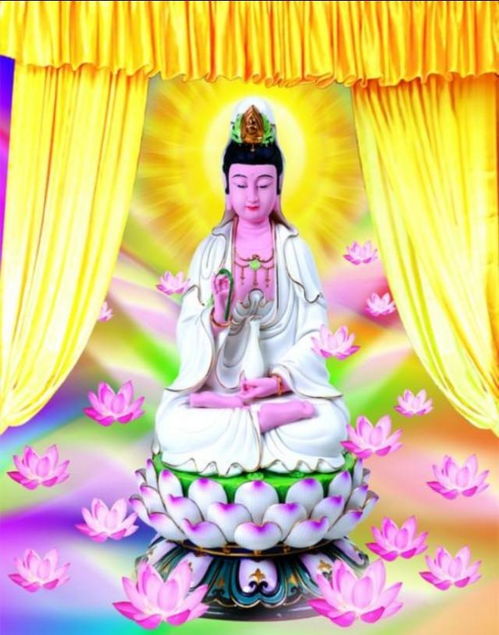 观音菩萨求姻缘图片动漫:动漫版观音菩萨求姻缘图片,祈福爱情的可爱新形式