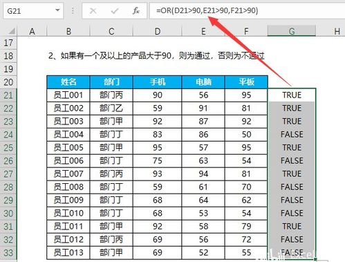 or函数的使用方法及实例：OR函数的使用方法及实例详解
