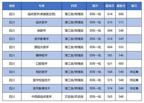 医学影像学考研学校排名（医学影像学考研学校排名与分数）