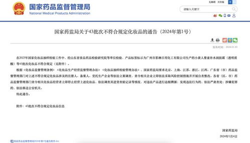 国家药监局官网化妆品：国家药监局官网化妆品频道，权威信息与监管动态一站式查询指南