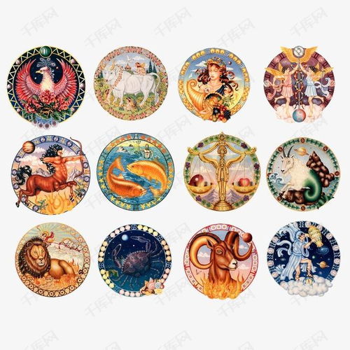 十二星座图案大全：十二星座图案大全，从占星符号到创意设计，解锁宇宙能量美学