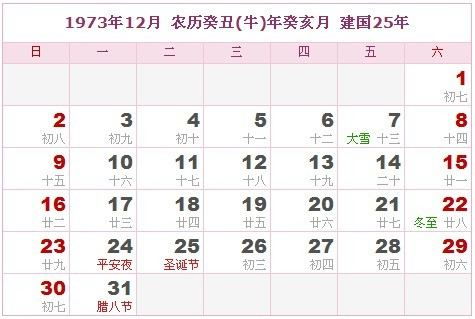 1973年农历阳历表查询：1973年农历阳历对照表查询指南，工具与注意事项全解析