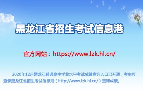 黑龙江省招生考试信息港官网（黑龙江招生考试网官网登录）