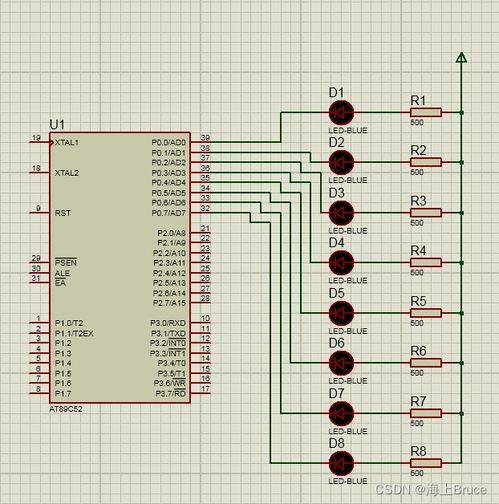 单片机流水灯程序c语言：include 包含单片机寄存器定义