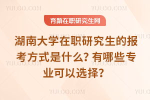 湖南大学非全日制研究生招生专业(湖南大学非全日制考研) 湖南大学非全日制研究生招生专业(湖南大学非全日制考研)