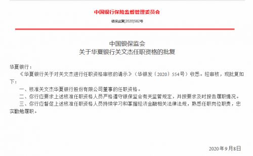 青农商行:王庆金独立董事任职资格获核准