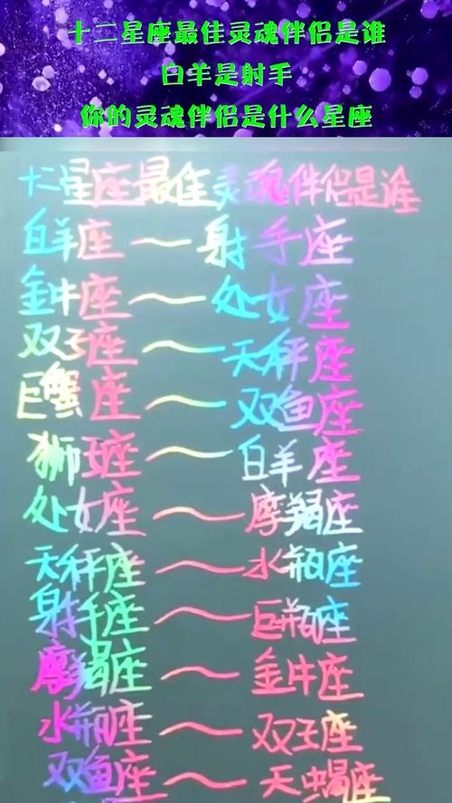 星座匹配指数查询：星座匹配指数查询，你的灵魂伴侣藏在哪一颗星里？