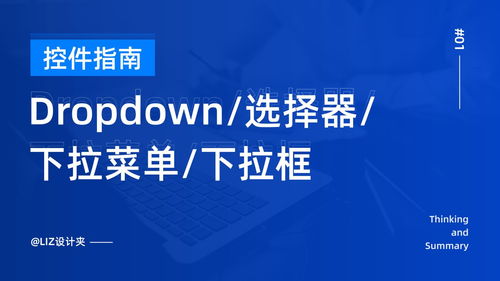 下拉框的英文：Dropdown（下拉框）前端界面设计中的核心交互元素