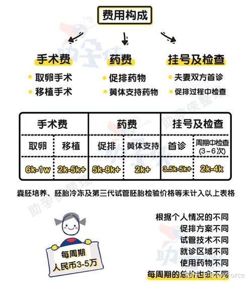 做试管大约多少钱一次：揭秘！一次试管周期费用全解析