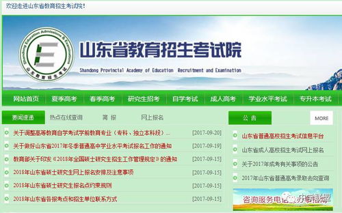 山东教育考试招生院官网（山东教育考试招生院官网登录入口）