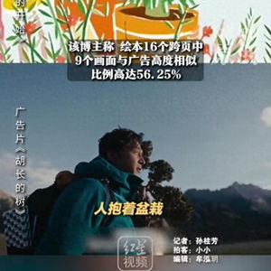 胡歌出演广告片被指抄袭 品牌回应