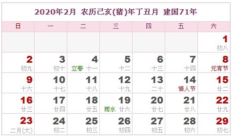 2020年的日历表 全部：2020年完整日历指南，从世界事件到个人纪念日，一册在手全年无忧