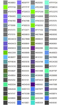 颜色代码编号对照表：颜色代码编号对照表，从基础到应用的全面指南