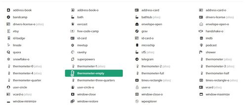 fontawesome字体:FontAwesome字体,网页设计中的图标神器 fontawesome字体:FontAwesome字体,网页设计中的图标神器