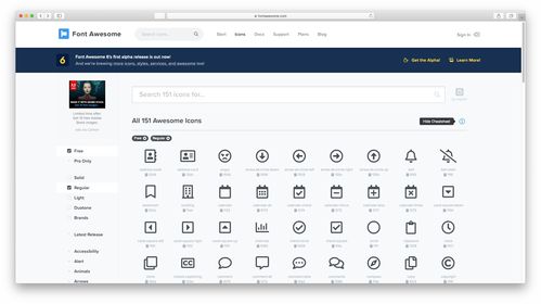 fontawesome字体图标库:Font Awesome字体图标库,提升网页设计的视觉体验